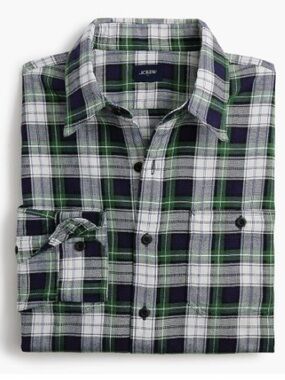 J. Crew Factory Double-pocket Twill Shirt